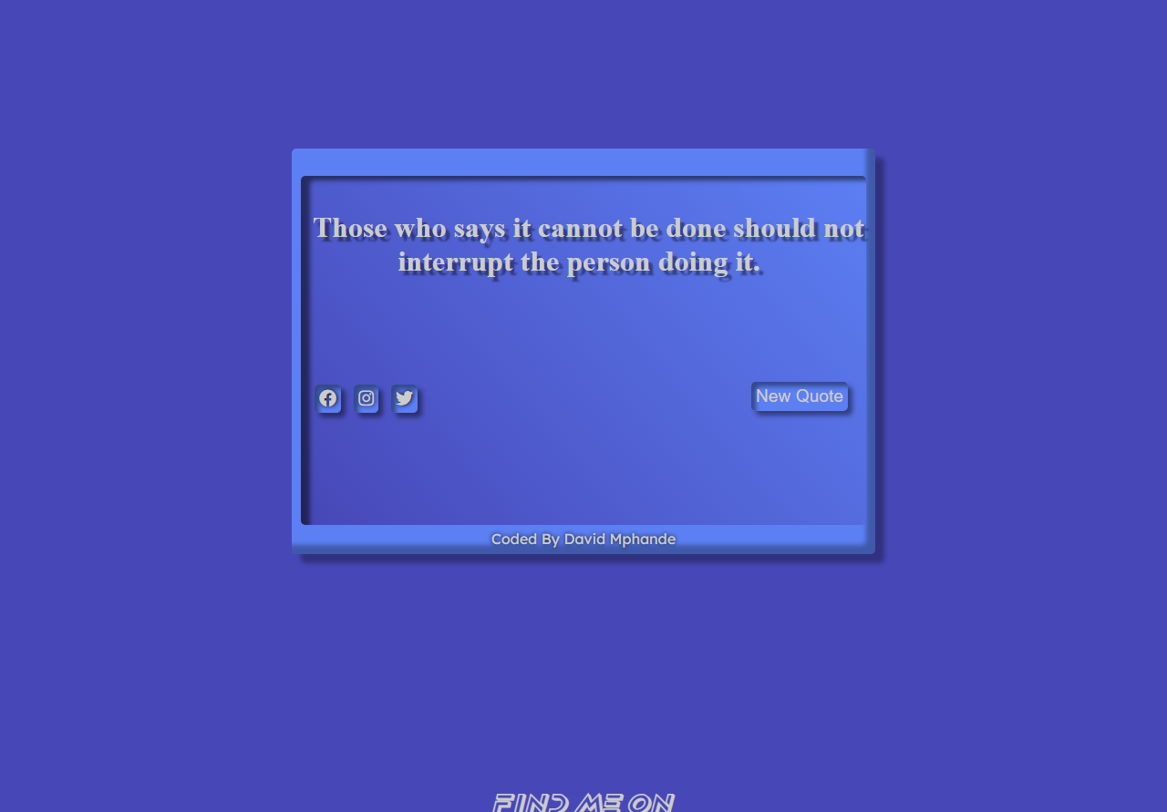 random quote machine